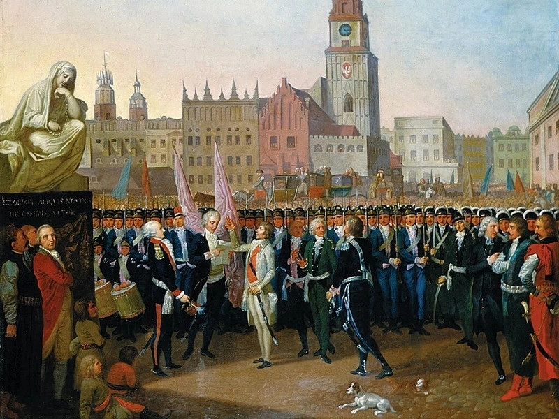 1745-Franciszek Smuglewicz - Tadeusz Kościuszko presta giuramento